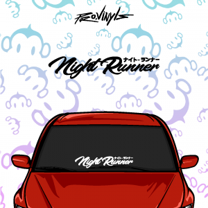 Pegatina NIGHT RUNNER