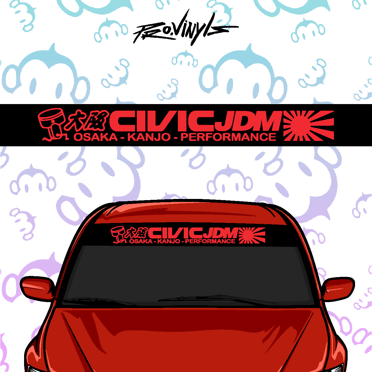 Parasol CIVIC JDM - Imagen 2