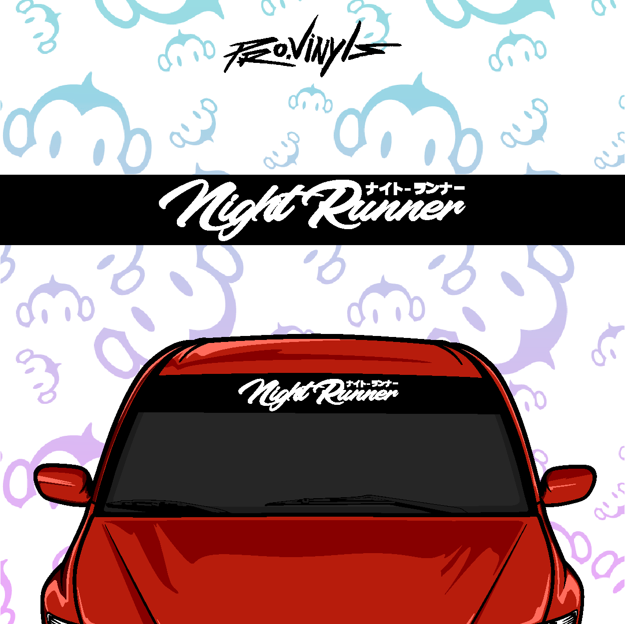 Parasol NIGHT RUNNER