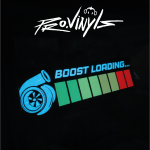 Pegatina Luminosa Boost Loading