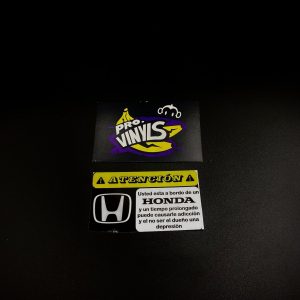 Pegatina ATENCIÓN HONDA (N177)