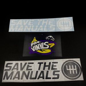 Pegatina SAVE THE MANUAL (N59)