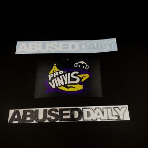 Pegatina ABUSEDDAILY (N35)